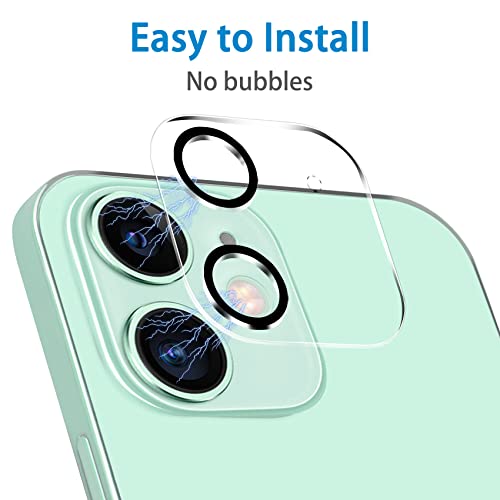 Dengduoduo 3 Pack Camera Lens Protector for iPhone 11 & iPhone 12 Mini, Ultra HD, Tempered Glass, 9H Hardness, Anti-Scratch, Case Friendly, Easy to Install [No Affect on Night Shots] - Image 5