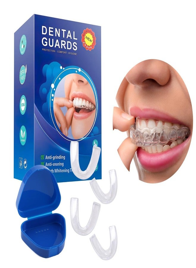 Buildcon 2 Pairs Night Guards for Teeth Grinding, Comfort Fit Mouth Guard for Teeth Clenching, Reusable Teeth Guard for Nighttime Protection, Travel-Friendly Dental Protection - Image 4
