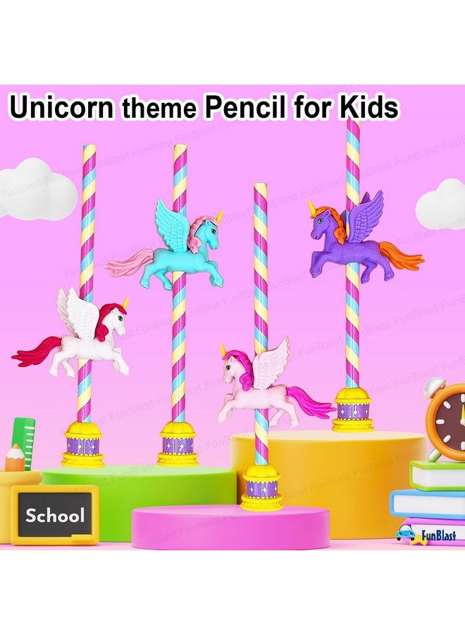 FunBlast Unicorn Stationary Set, Kids Stationary Set, Unicorn Return Gifts for Girls, Unicorn Pencil, Erasers and Sharpeners for Kids - School Stationary Kit, Return Gifts for Kids (Multicolor) - Image 4