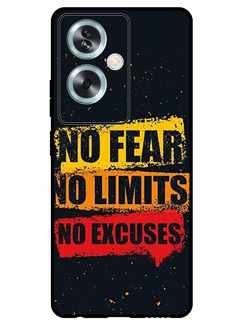 Theodor Protective Case Anti Scratch Shock Proof Bumper Cover For Oppo A2 No Fear No Limits - Image 1