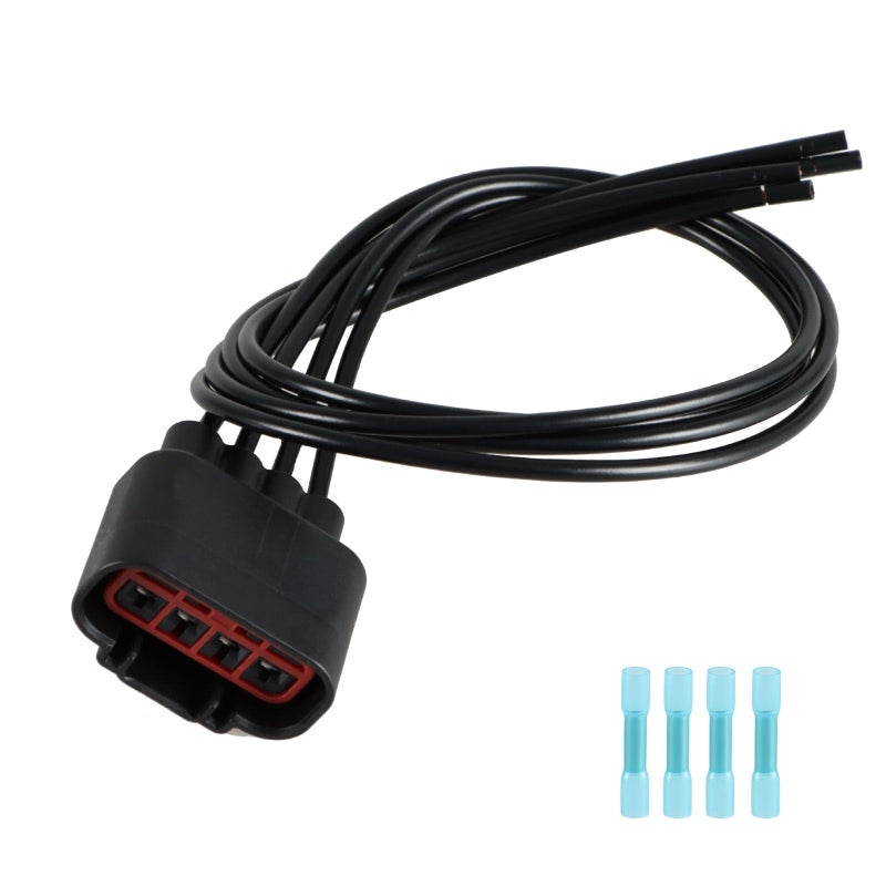 HIMARKLIF HVAC Blower Motor Resistor Connector Wire Harness Pigtail, AC Fan Blower Wire Assembly Compatible with Ford Expedition 2010-2017,F-150 2010-2014,Lincoln Navigator 2011-2017 Replace# WPT688 - Image 1