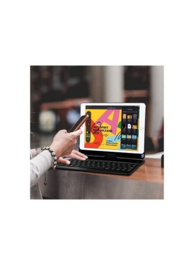 ACLIX iPad 10.2 2021 9th Gen Keyboard Case with 7 Colors Backlit 360° Rotation Protective Smart Cover with Wireless Keyboard - Image 3