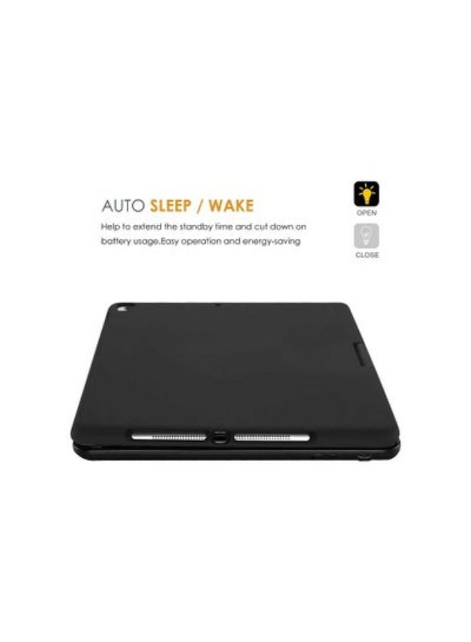 ACLIX iPad 10.2 2021 9th Gen Keyboard Case with 7 Colors Backlit 360° Rotation Protective Smart Cover with Wireless Keyboard - Image 2