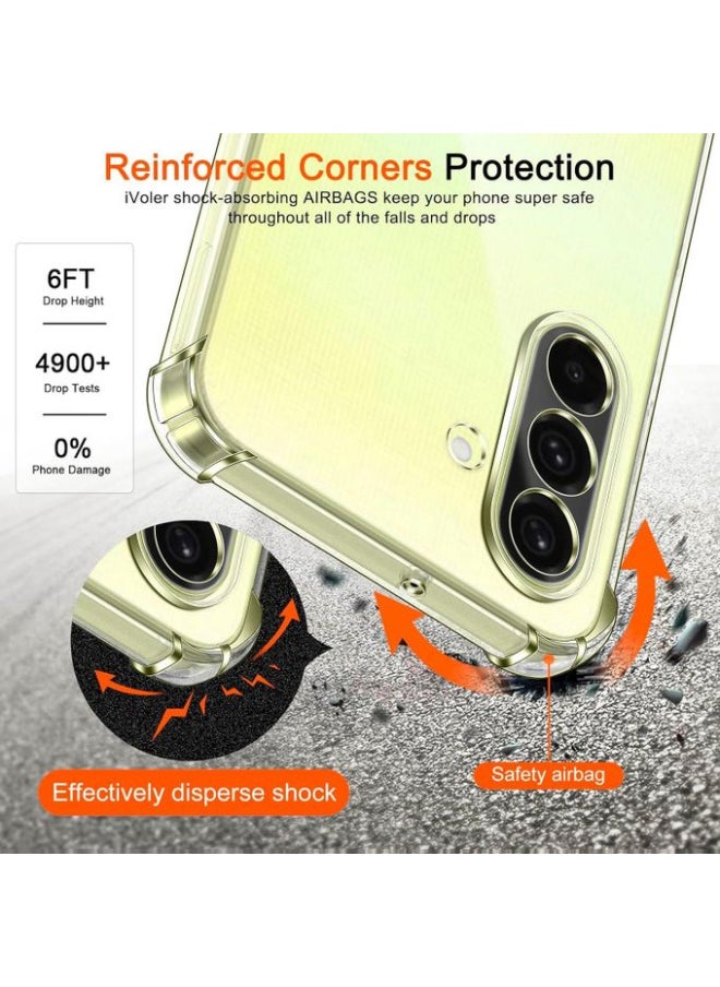 Generic - Shockproof Transparent Case Compatible with Samsung Galaxy A16 - Image 1