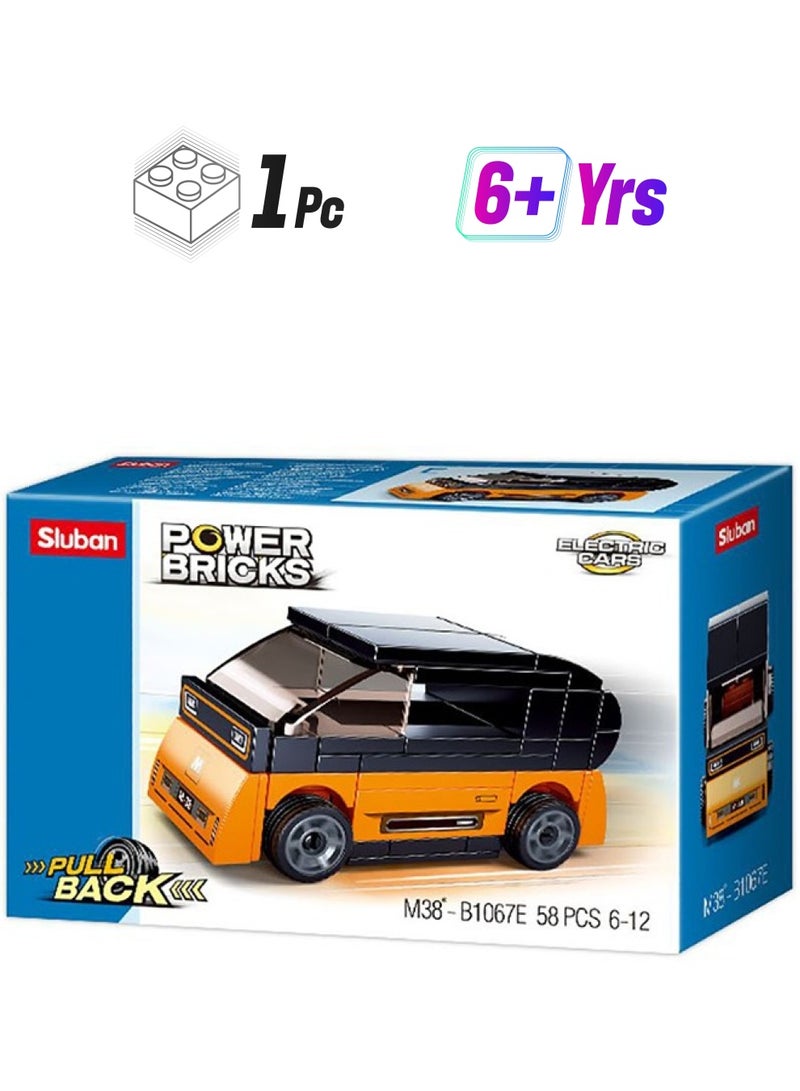 Sluban Power Bricks Series - Electric Vehicle Building Blocks 58 PCS - Image 2