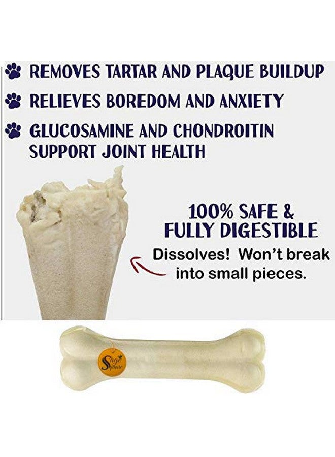 سايج سكوير مكافأة عظام من الجلد الخام المضغوط للكلاب الصحية (10 بوصات) (عبوة من 2 عظمة) - Image 4