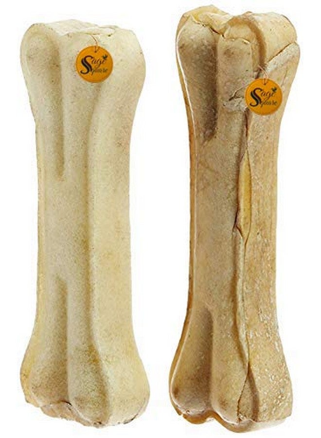 سايج سكوير مكافأة عظام من الجلد الخام المضغوط للكلاب الصحية (10 بوصات) (عبوة من 2 عظمة) - Image 1
