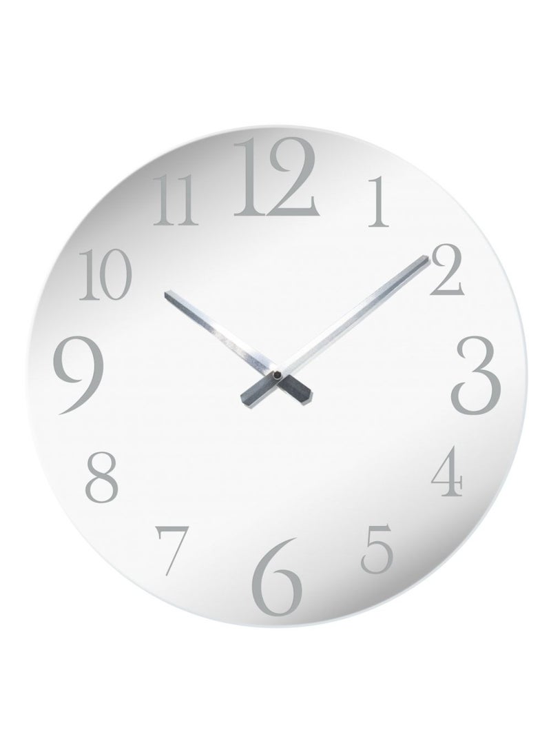 DANUBE HOME Cambridge Mirror Shiny Wall Clock – Elegant Modern Decorative Wall Clock with Reflective Mirror Finish, Silent Quartz Movement, Perfect for Living Room, Office & Contemporary Decor L40 x W4.5 x H40 Cm - Image 2