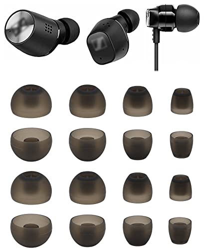 ALXCD Eartips Compatible with Sennheiser Momentum HD1 in-Ear Earbud, XS/S/M/L 4 Sizes 8 Pair Soft Silicone Replacement Ear Tips Adapters, Compatible with Sennheiser Earphone Momentum (8 Pairs) - Image 1