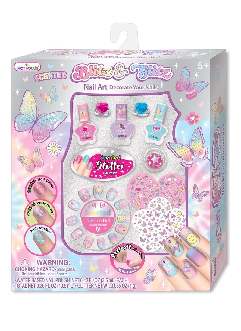 Hot Focus - Blitz & Glitz Nail Art Set - Image 1
