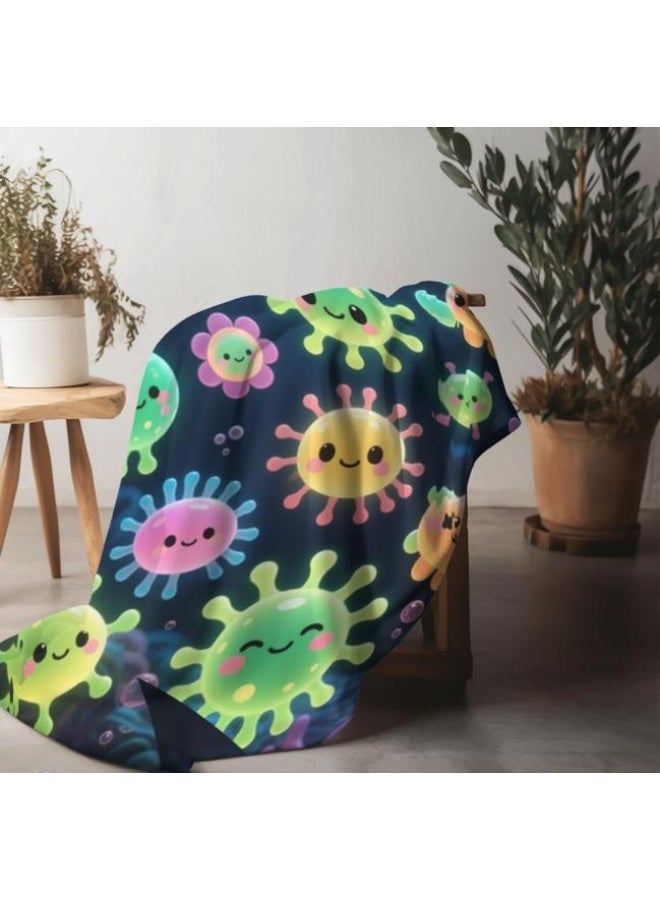 general Baby and children's cartoon flannel thin blanket (warm and comfortable, suitable for sleep, game use) 70cm*100cm - 1071 - Image 3
