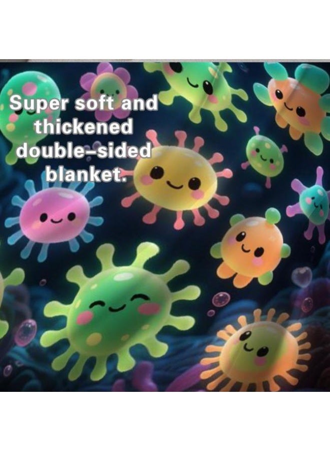 general Baby and children's cartoon flannel thin blanket (warm and comfortable, suitable for sleep, game use) 70cm*100cm - 1071 - Image 5