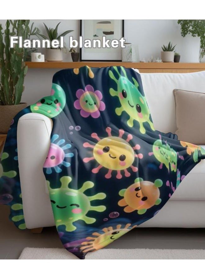 general Baby and children's cartoon flannel thin blanket (warm and comfortable, suitable for sleep, game use) 70cm*100cm - 1071 - Image 4