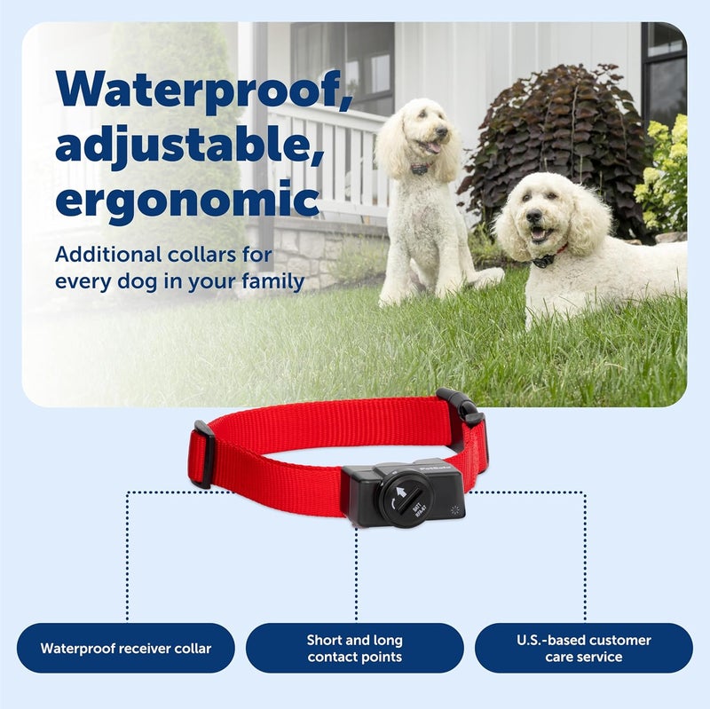 PetSafe Wireless Pet Containment System Receiver Collar - Waterproof & Adjustable with 5 Correction Levels for Dogs 8lbs+ - Image 5