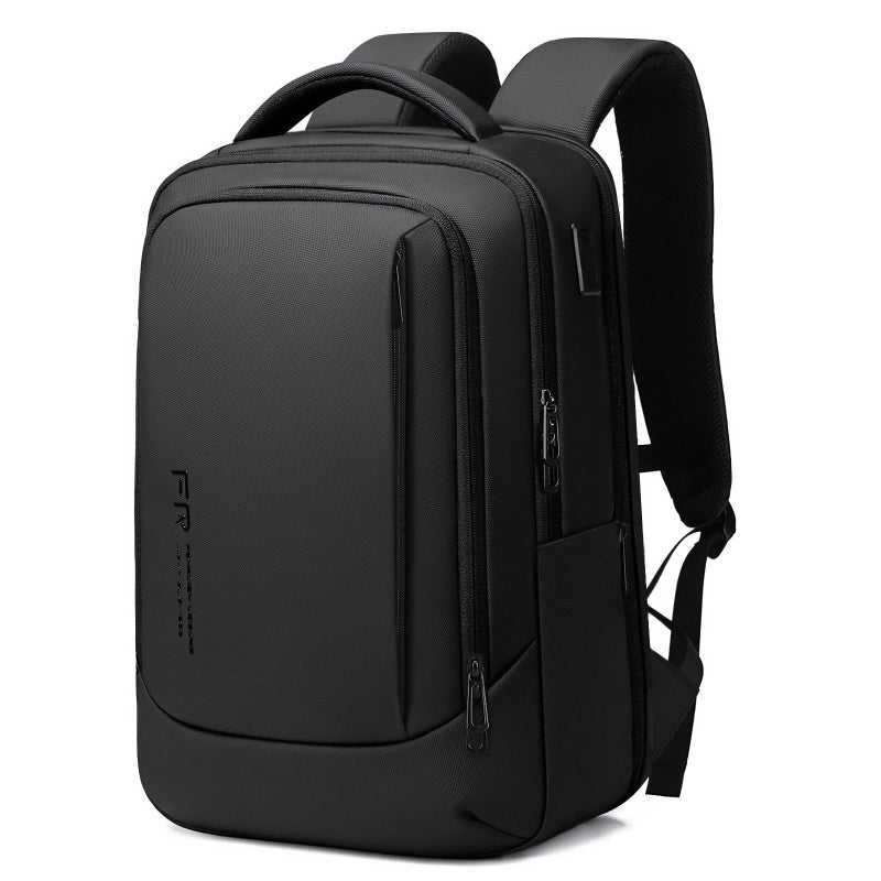 FENRUIEN 156 Inch Laptop Backpack Slim Business Backpack with USB Charging Port Water Resistant Computer Backpack for WorkTravel Black