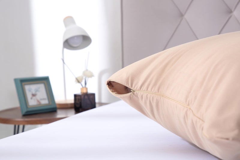 EVOLIVE Body Pillow Cover 21"x54", Ultra Soft Microfiber Pillowcase with Hidden Zipper, Breathable, Machine Washable, for Side Sleepers, Cover Only (21"x54" Body Pillow Cover, Latte) - Image 5