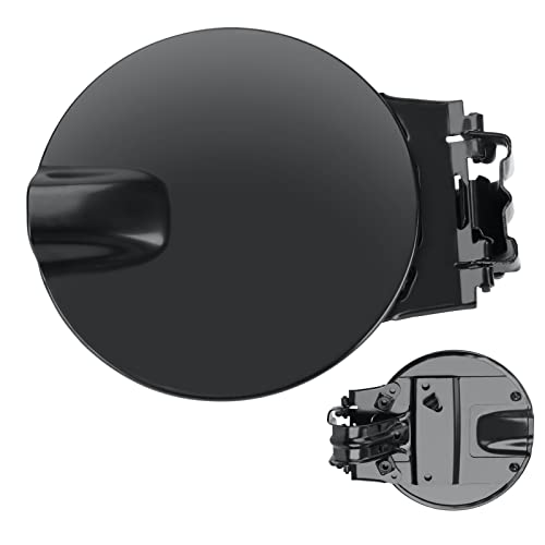 Parfyter 10385417 Fuel Filler Gas Door Tank Matte Black Gas Cover Cap Fuel filler gas door Compatible with Chevy Colorado & GMC Canyon 2004 2005 2006 2007 2008 2009 2010 2011 2012 - Image 1