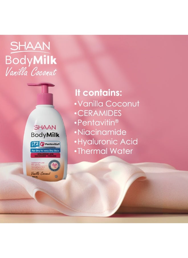 Shaan - Body Milk Vanilla Coconut 300 ml - Image 1