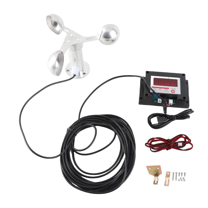 Aluminum Alloy Tower Crane Anemometer with Wind Speed Alarm and Power Failure Memory - Image 2