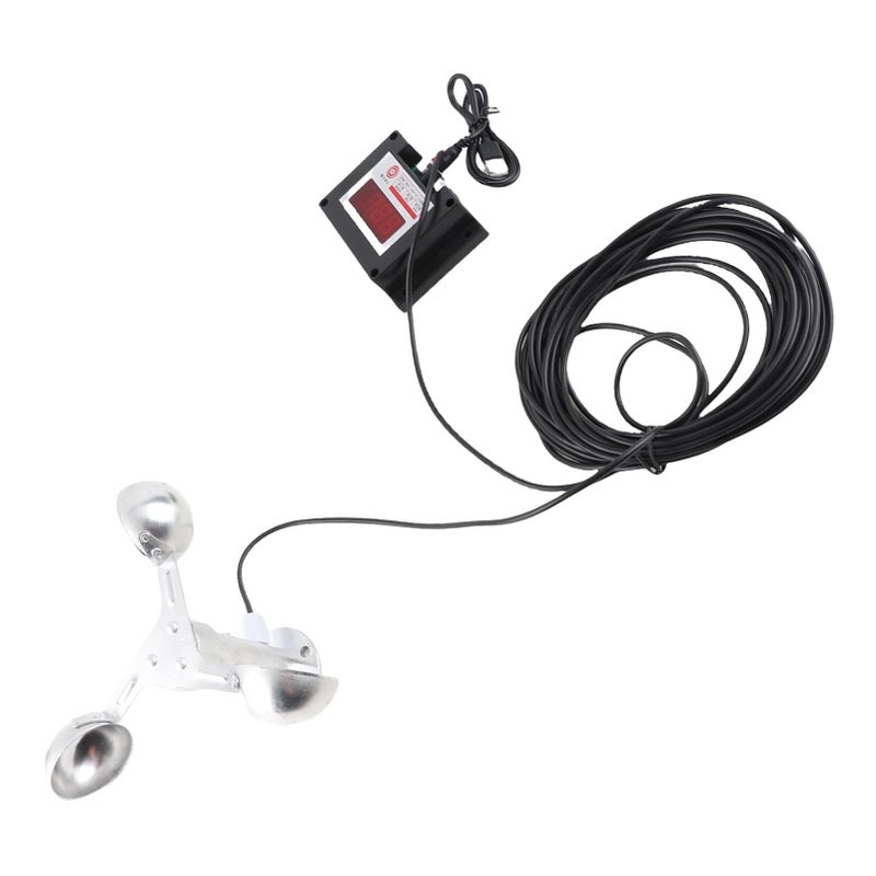 Aluminum Alloy Tower Crane Anemometer with Wind Speed Alarm and Power Failure Memory - Image 4