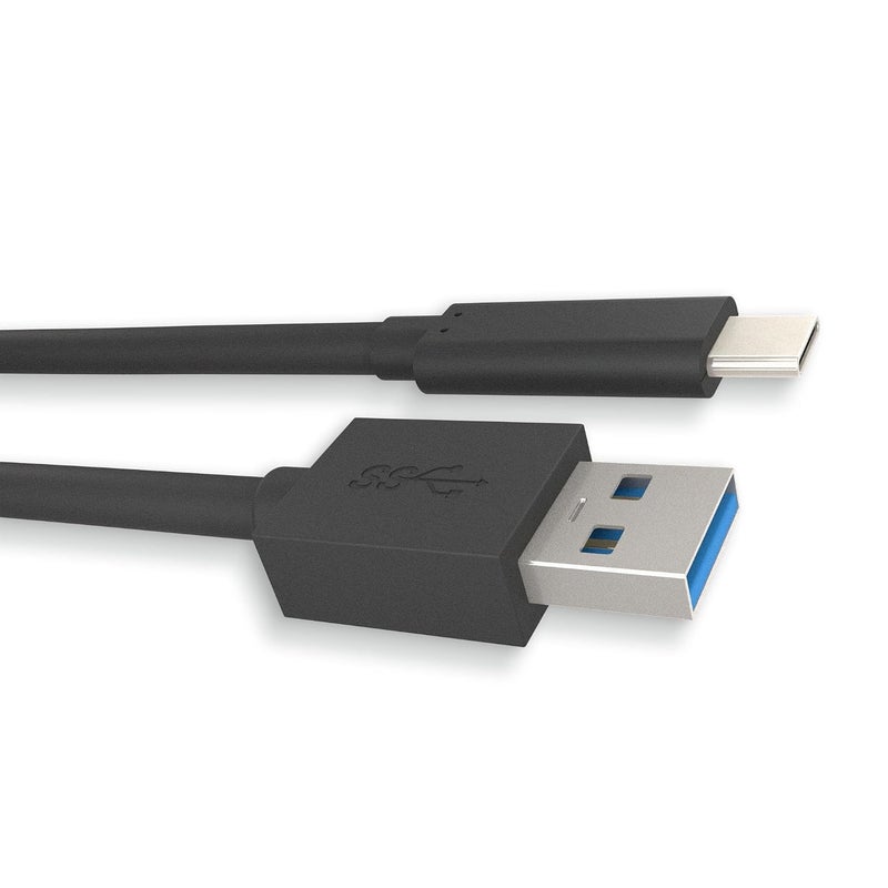 Cablelera USB3.2 Gen2x1 A to C Cable, USB C Cable, USB-A to USB-C, 10Gbps High Speed Data Transfer, USB Charging Cable. Black, 2 Meters - Image 3