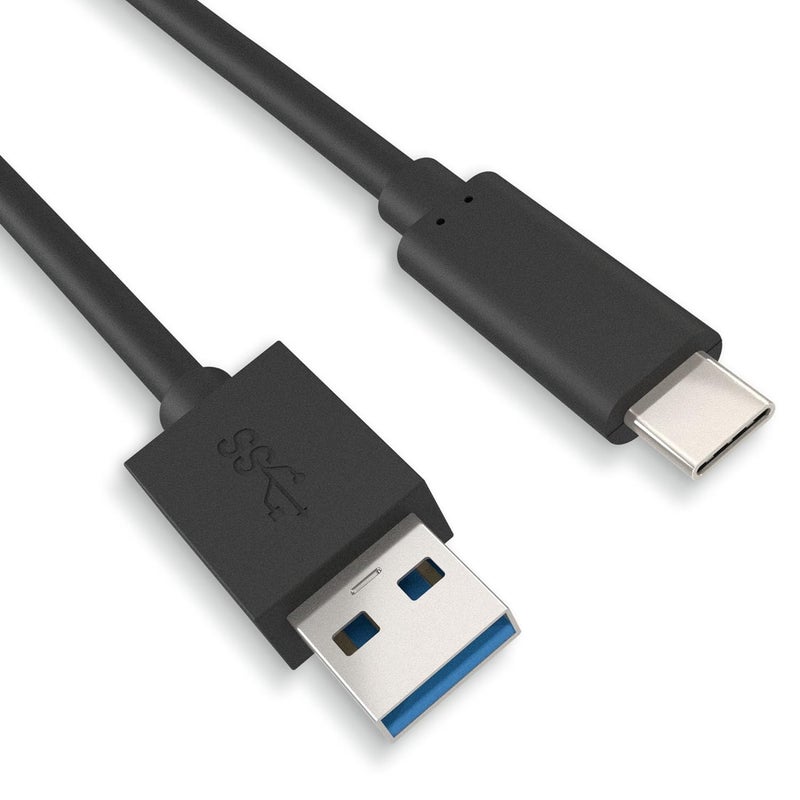 Cablelera USB3.2 Gen2x1 A to C Cable, USB C Cable, USB-A to USB-C, 10Gbps High Speed Data Transfer, USB Charging Cable. Black, 2 Meters - Image 1