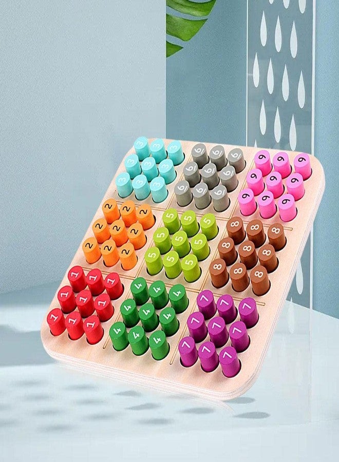 Little Mind Wooden Counting Peg Board for Kids – Numbers 1 to 10 Math Learning Toy, Colorful Montessori Educational Board for Toddlers, Preschool Math, Counting & Number Recognition Toy - Image 2