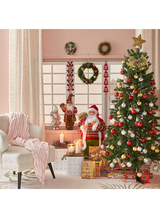 Home Box Blovec 24-Piece Assorted Bauble Set 6 x 6 x 6 cm