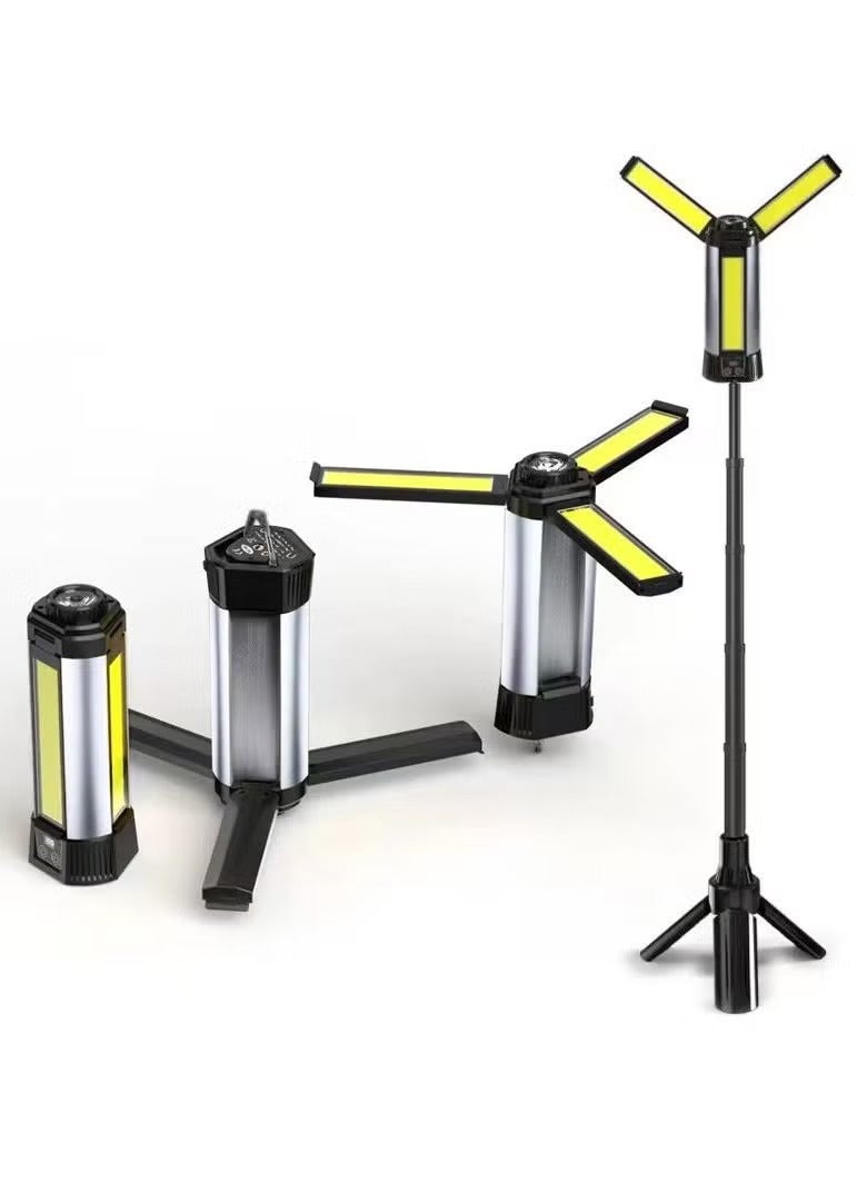 Super Bright Rechargeable Work Light For Camping With 3 Cob - Image 2