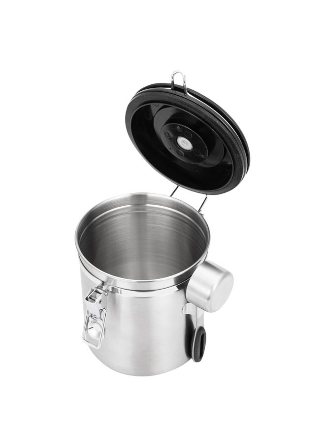 AL SANIDI Tightly closed coffee storage box, Silver, 1.5 L  - Image 2