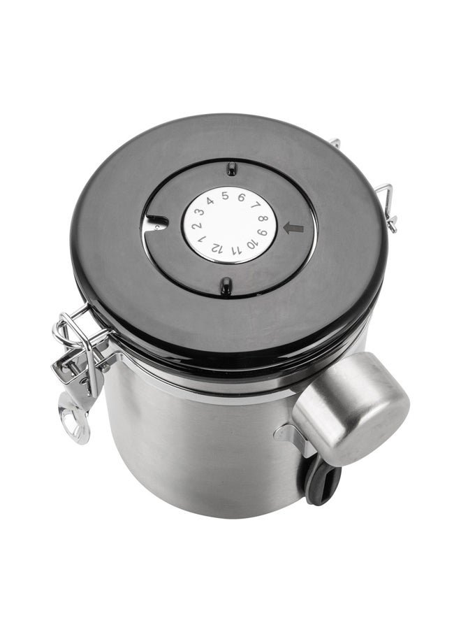 AL SANIDI Tightly closed coffee storage box, Silver, 1.5 L  - Image 3