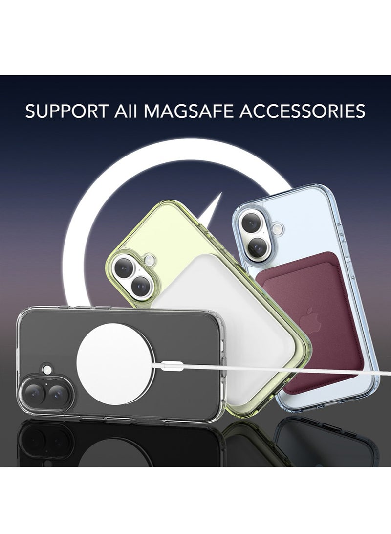 إكس ليفيل اي فون 16 حالة الهاتف ، متوافق مع magsafe ، حماية الصف العسكري ، ومكافحة الأصفر ، ومكافحة الصفر مرة أخرى ، تنطبق على اي فون 16 حالة الهاتف المغناطيسي ، سلسلة الكلاسيكية ، شفافة - Image 3