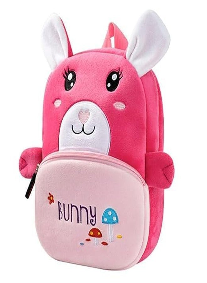 Delicado Backpack for Kids, Cute Small Toddler Kids Preschool Backpack Plush Cartoon children Nursery/School/Picnic/Travelling Bag for Baby Girl Age 1-5 Years - Image 1