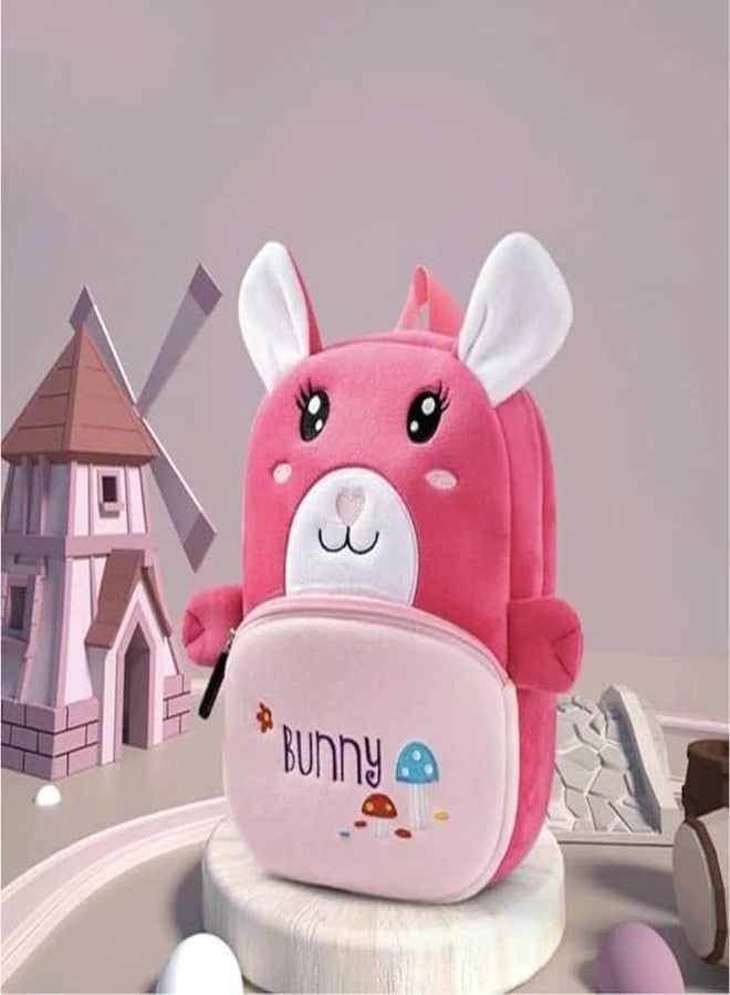 Delicado Backpack for Kids, Cute Small Toddler Kids Preschool Backpack Plush Cartoon children Nursery/School/Picnic/Travelling Bag for Baby Girl Age 1-5 Years - Image 2