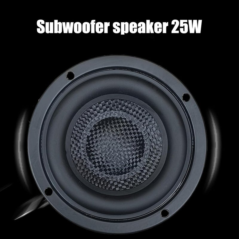Powerful Low Frequency 3inch Subwoofer Speakers HiFi Glass Fiber 4Ohm 25W Water HiFi Bass Speakers - Image 3