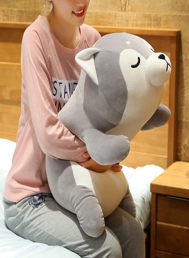 ERDAO Husky Plush Pillow,Huskie Stuffed Animal Toy Puppy Throw Pillow for Kids,Valentine's Day,Christmas (19.6inch) - Image 3