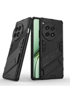 OnePlus Ace 3 Pro 5G  - Original Punk Shock-Resistant Case Cover with Built-in Kickstand: Durable, Lightweight, and Shock-Absorbing - Black