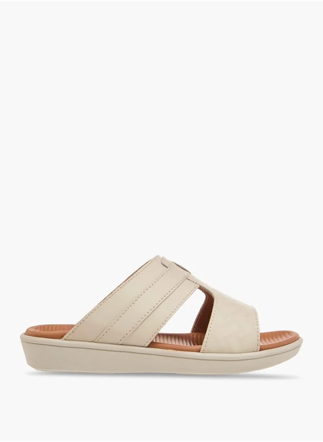 DUCHINI Boys Textured Slip-On Arabic Sandals