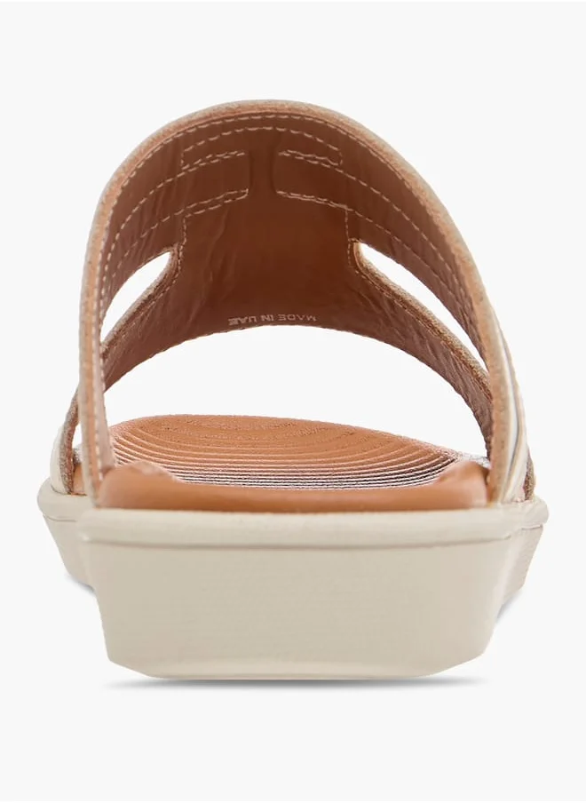 دوتشيني Boys Textured Slip-On Arabic Sandals