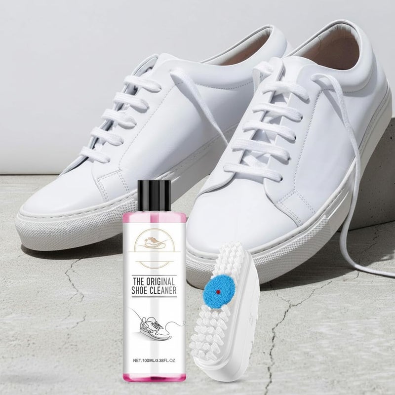 Arabest Sneaker Cleaning Set | Shoe Whitening Kit | Shoe Cleaning Tool | White Sneaker Cleaner Kit, Friendly Shoe Cleaner Sneakers White Foam, Brush and 1 Microfiber Towel for All  Material - Image 4