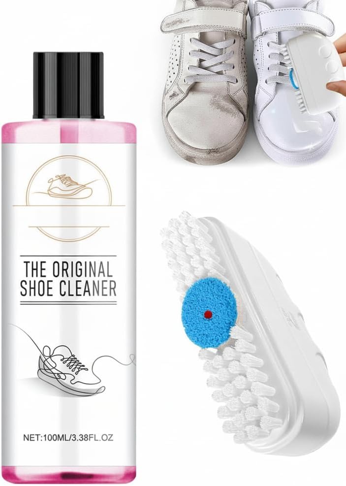 Arabest Sneaker Cleaning Set | Shoe Whitening Kit | Shoe Cleaning Tool | White Sneaker Cleaner Kit, Friendly Shoe Cleaner Sneakers White Foam, Brush and 1 Microfiber Towel for All  Material - Image 3