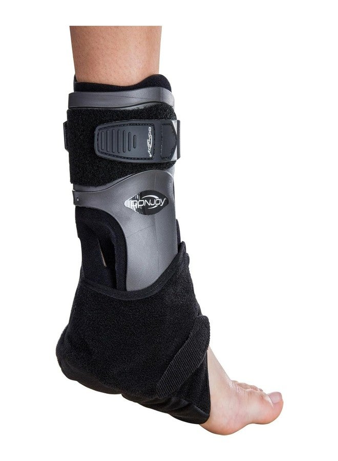 دون جوي دعامة الكاحل DonJoy Velocity للساق اليسرى ذات الحجم القياسي بتصميم مريح منخفض الارتفاع، وهيكل خفيف الوزن، ومفصلات ثنائية الجانب مصممة تشريحياً (متوسط، دعم إضافي) - Image 2