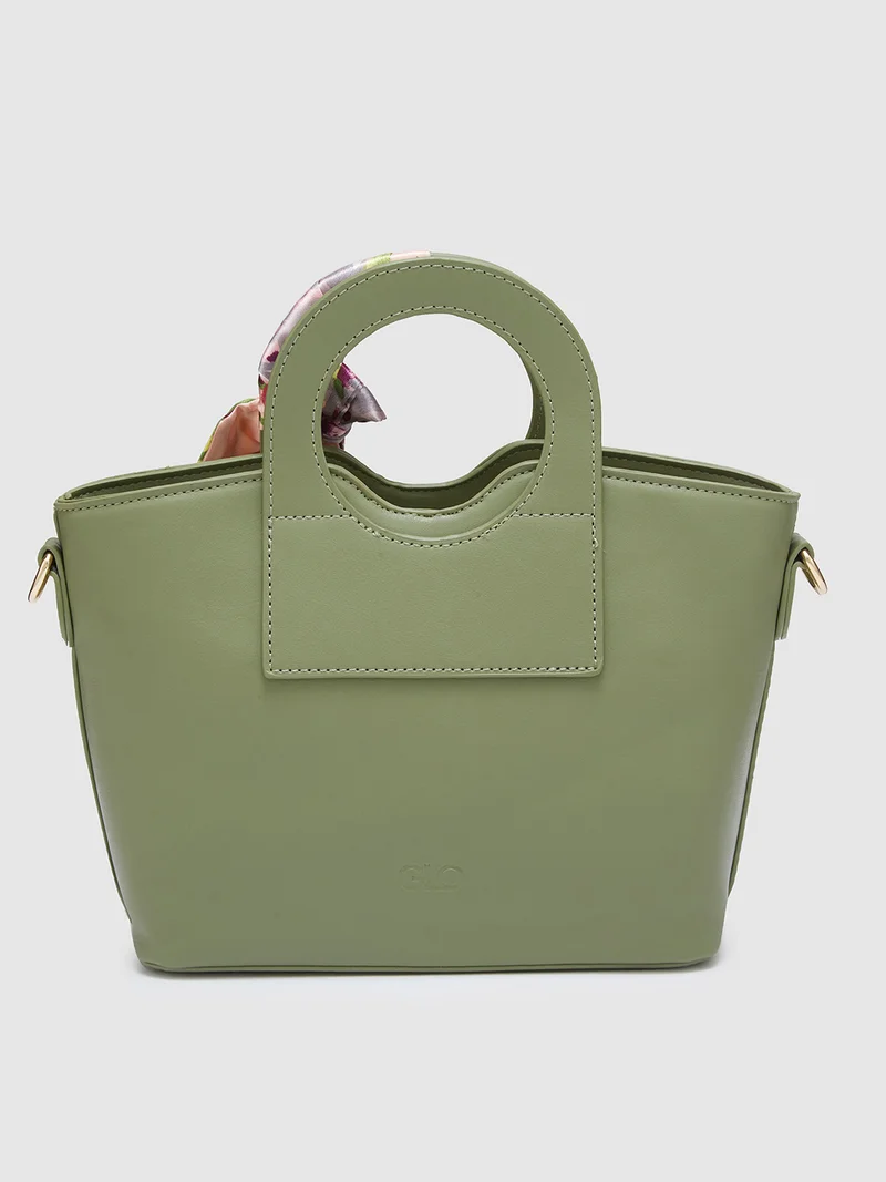 globus Globus Women Sage Green Solid Casual Sling Bag