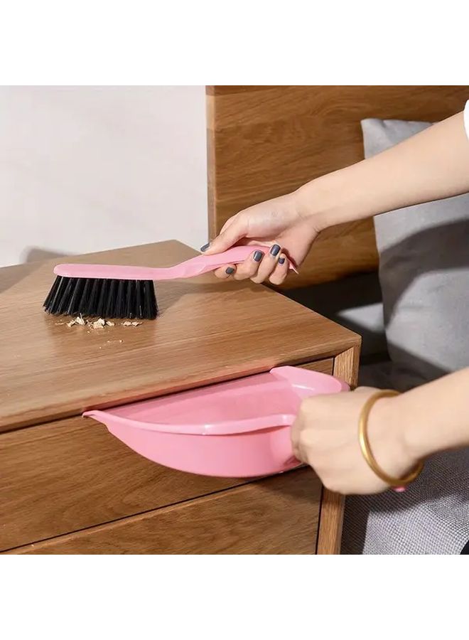 Compact Creative Broom And Dustpan Set For Hard Floors Random Color 1 Set - Image 4