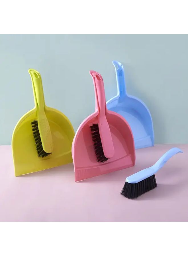 Compact Creative Broom And Dustpan Set For Hard Floors Random Color 1 Set - Image 1