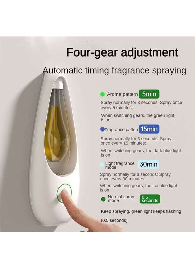 Calming Lavender Air Freshener Machine – Smart Auto-Spray Diffuser with Humidifier for Relaxation & Sleep, Hotel-Grade Scent (Lavender Oil Included)