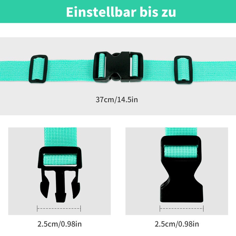Moorle Adjustable Chest Strap Backpack, Pack of 2 Nylon Backpack Straps with Quick Release, Non-Slip Webbing for School Bag, Black, Durable Chest Strap for Jogging, Hiking, Outside - Image 2