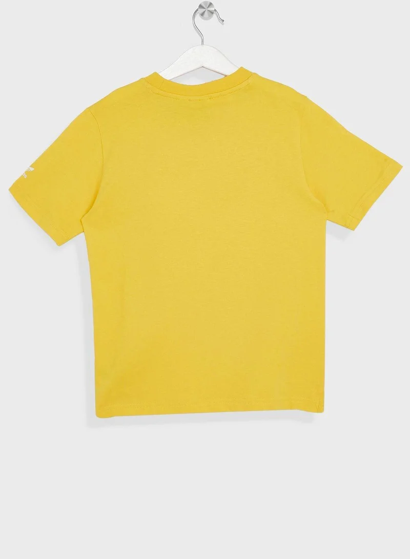 Adidas adidas TEE Yellow Originals Kids T-SHIRTS