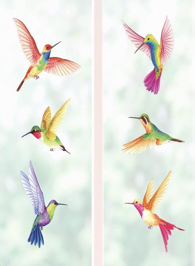 BASHOM DS2-4002 Hummingbirds Wall Stickers Decals Kids Peel and Stick Removable for Nursery Bedroom Living Room Art murals Decorations Vinyl Spring Flying - Image 3