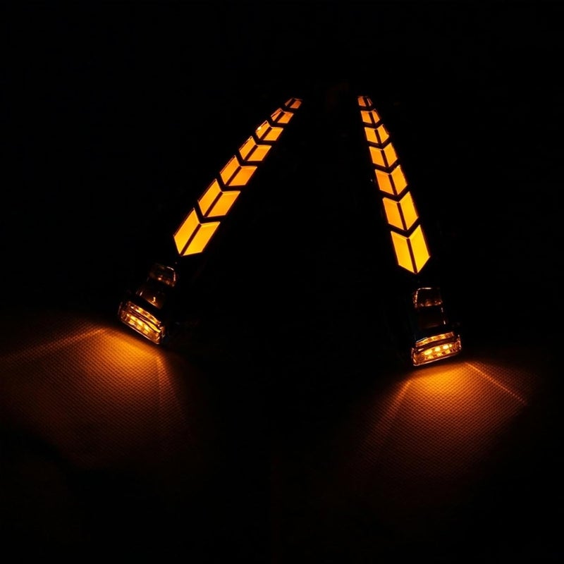 QASULER Dynamic Turn Signal Lights for Toyota Alphard Vellfire - Image 4